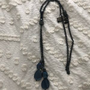 Never been worn Chico’s teal necklace